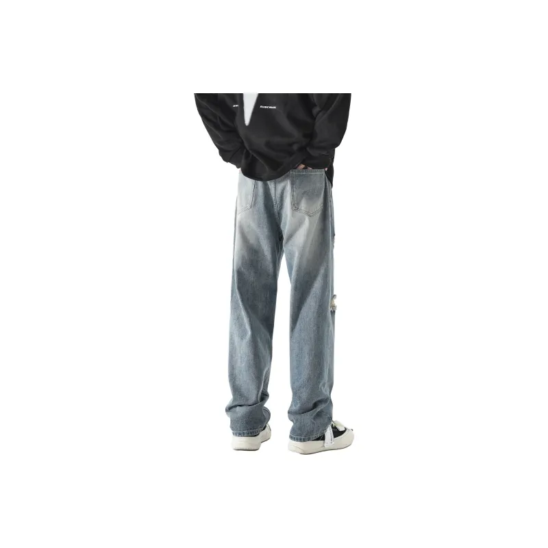Emoji Jeans Unisex Blue-1