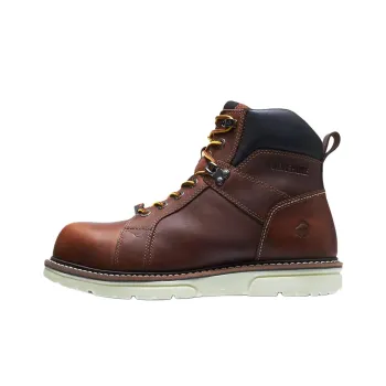 WOLVERINE Abrasion Resistant Slip Resistant Short Outdoor Boots Men's Brown