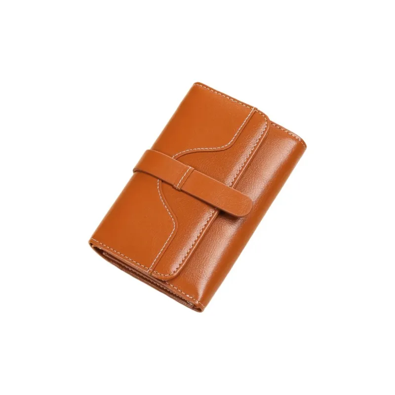 Gorora Cow Leather Wallet Regular Women's Multicolor-6