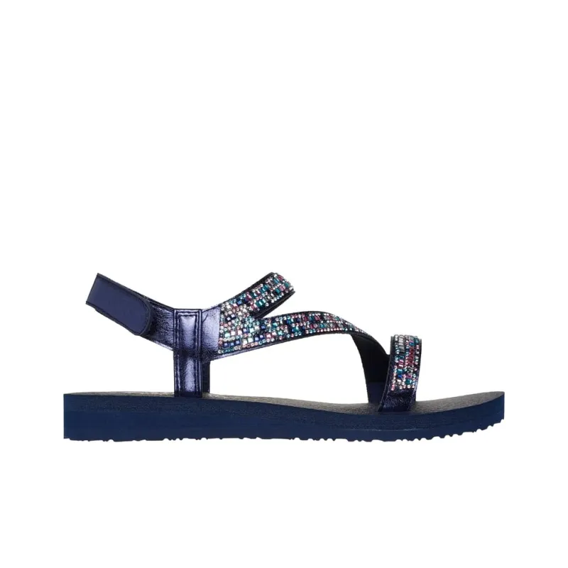 Skechers Meditation Roman Sandals Women's Blue-1