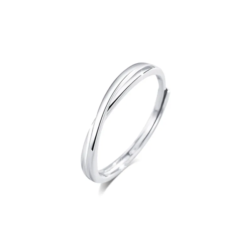 KUMET Sterling Silver Rings Unisex-5