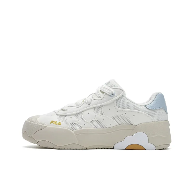 FILA OMELETTE Egg Bag Shoes Low Top Skateboard Shoes Women's White-0