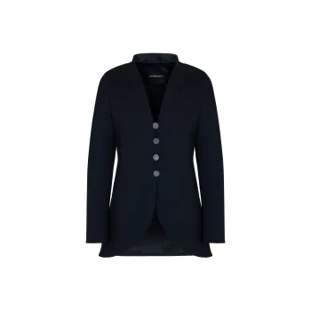 EMPORIO ARMANI Crêpe effect Cady Blazer