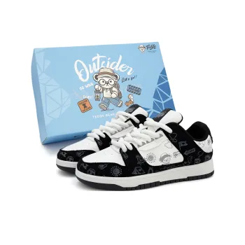 Teddy Bear Collection Low Top Skateboard Shoes Unisex