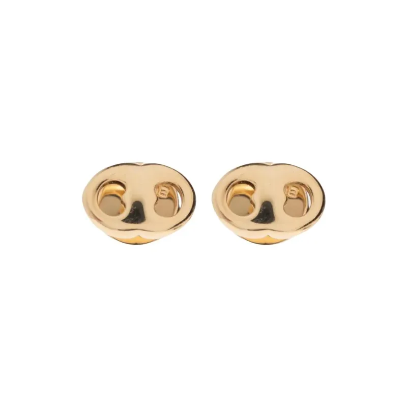 TORY BURCH Brass Stud Earrings Women's Gold-0