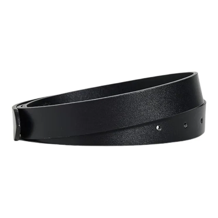 GOOD AMERICAN Artificial Leather, Hardware Accessories Leather Belts Unisex Black Width 3CM-1