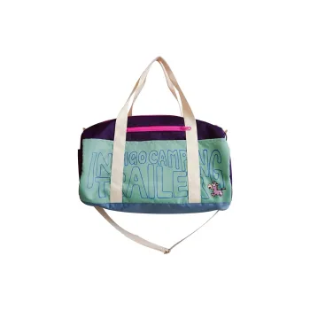 VIHUS Nylon Fabric Travel Bag Unisex Grape Purple