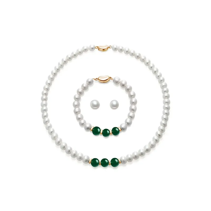 Taste The Color Pearl Necklaces Women's-5