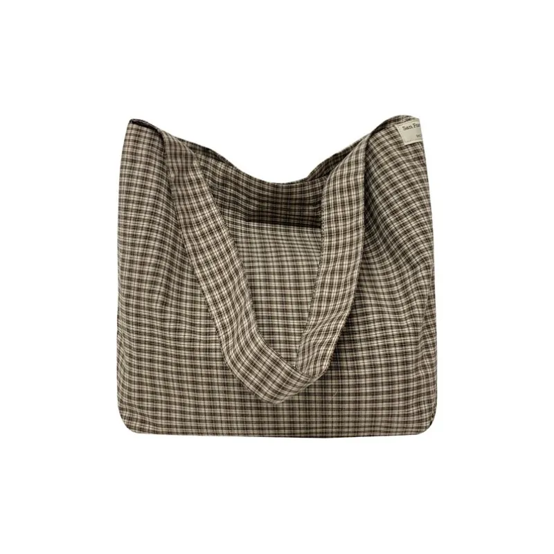 FINDINGS Cotton Fabric Shoulder Bag Unisex Multicolor-7