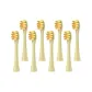 Yellow Soft Small Brush Heads[8 Pcs Pack](Kids' Individual Pack)