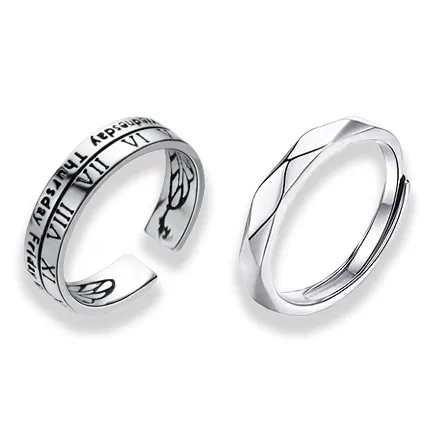 Datang Guoding S925 Silver Rings Unisex-0