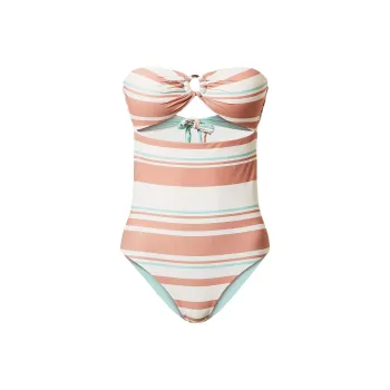 Twinset Striped Bandeau Swimsuit