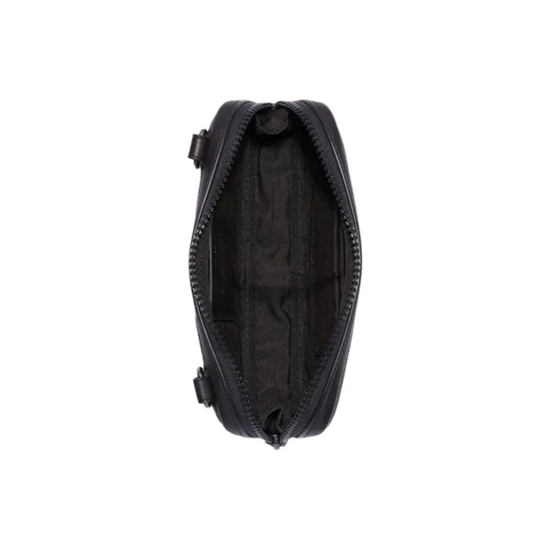 COACH Carrier Canvas With Calfskin One Shoulder Cell Phone Mahjong Crossbody Bag Trumpets Unisex Dark Green-2