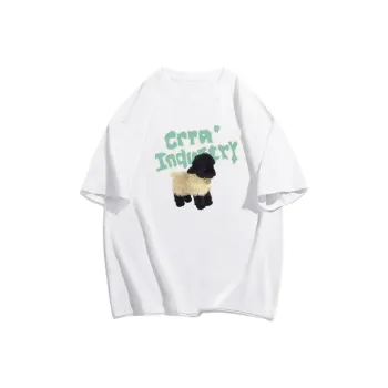 ABBY GODDESS Drop Shoulder Sleeve T Shirt Women's
