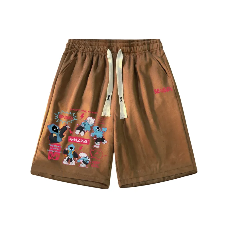 BENGEN Casual Shorts Unisex-6