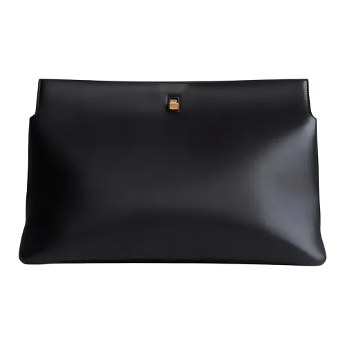 Phoebe Philo Lambskin 3 Fold Clutch Unisex Black