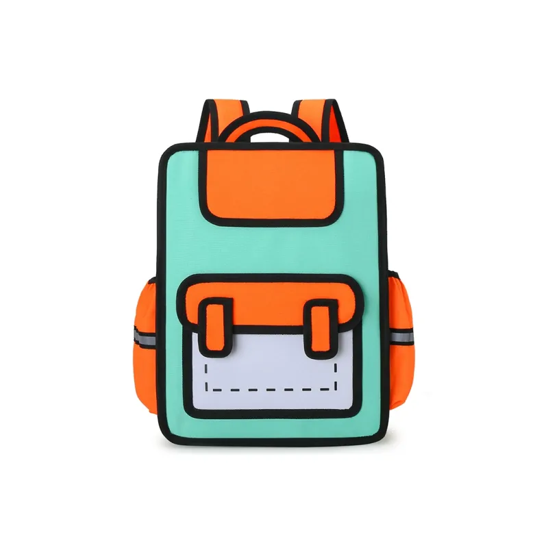 LEXI Nylon Backpack Regular Unisex Multicolor-4