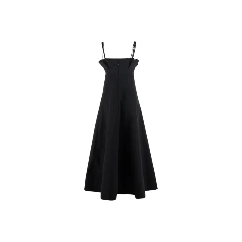 PHILOSOPHY DI LORENZO SERAFINI SS25 Slip Dress Women's Black-1