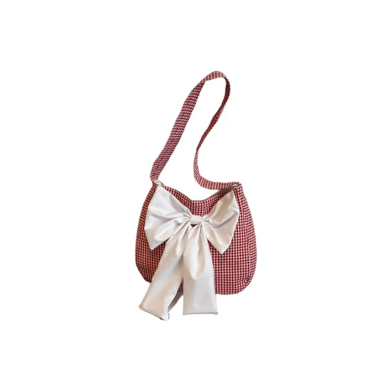 Wenpercy Cotton Fabric Shoulder Bag Regular Women's Red-3