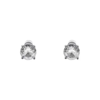 Balenciaga Stainless Steel Earrings Unisex Silver