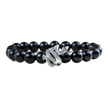 Blooming Petals Ebony Bracelets Unisex