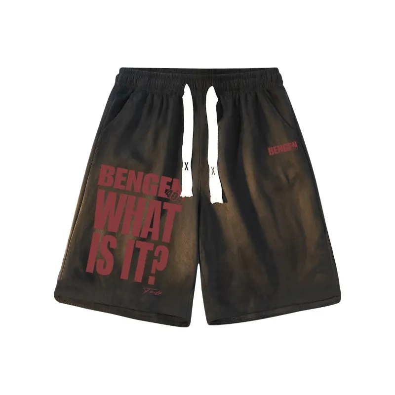 BENGEN Casual Shorts Unisex-12