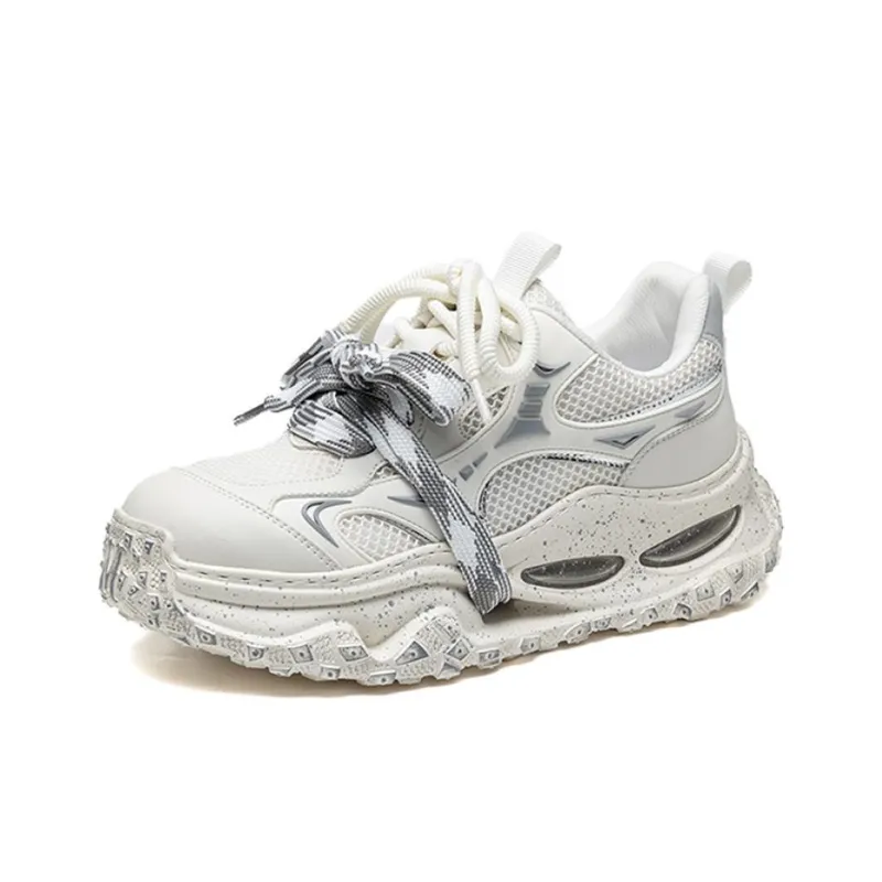 FAIRWHALE Casual Shoes Unisex Low Top White-2
