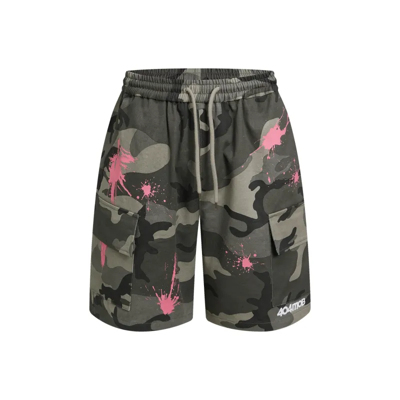 404MOB GANG Cargo Shorts Unisex-0