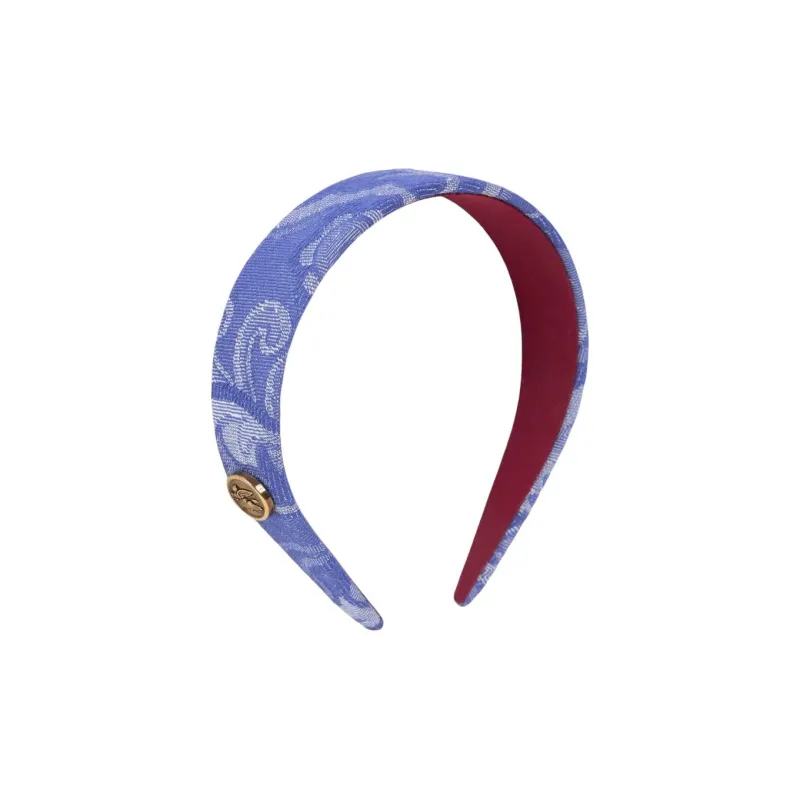 ETRO Jacquard Denim Headband-0