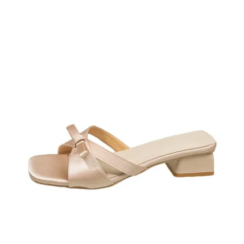AJPAP Slide Slippers Women's Champagne