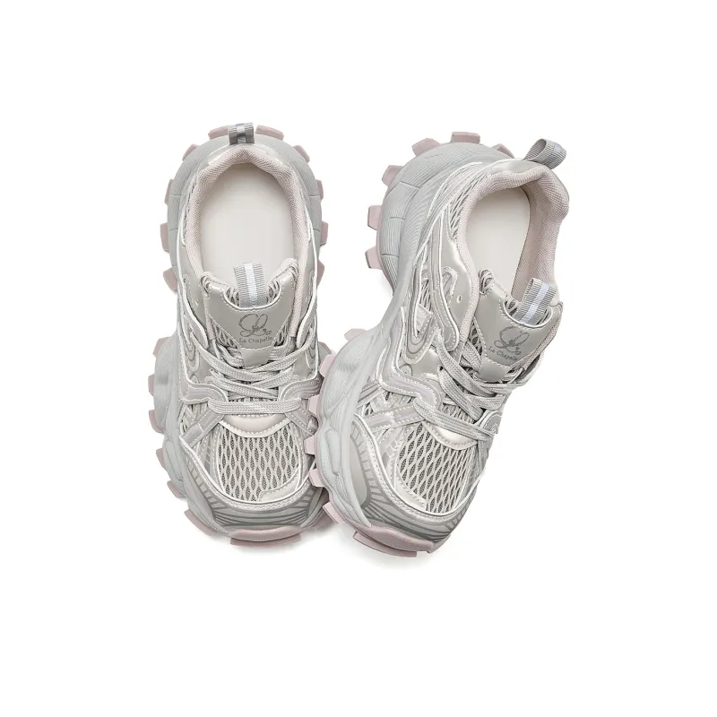 La Chapelle Low Top Chunky Sneakers Women's Pink-1