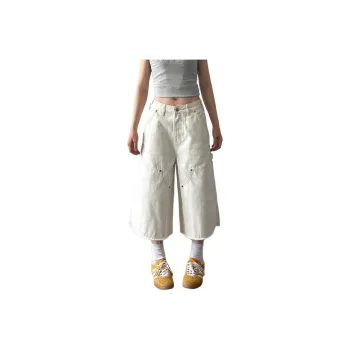 CORNILOT Casual Shorts Unisex White