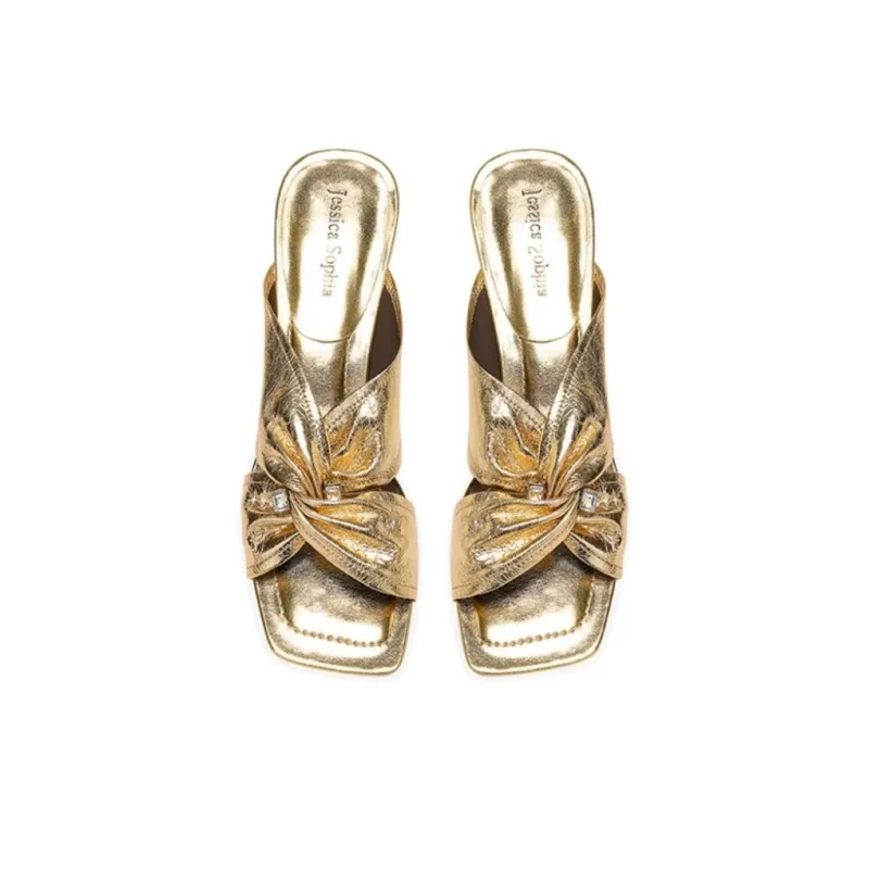 JESSICA SOPHIA Rubber Sole Slip Resistant Abrasion Resistant Slide Slippers Women's-4