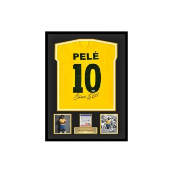 Three For Brazil National Team Jersey Exquisite Mounting, Outer Frame Approx. 65x85cm