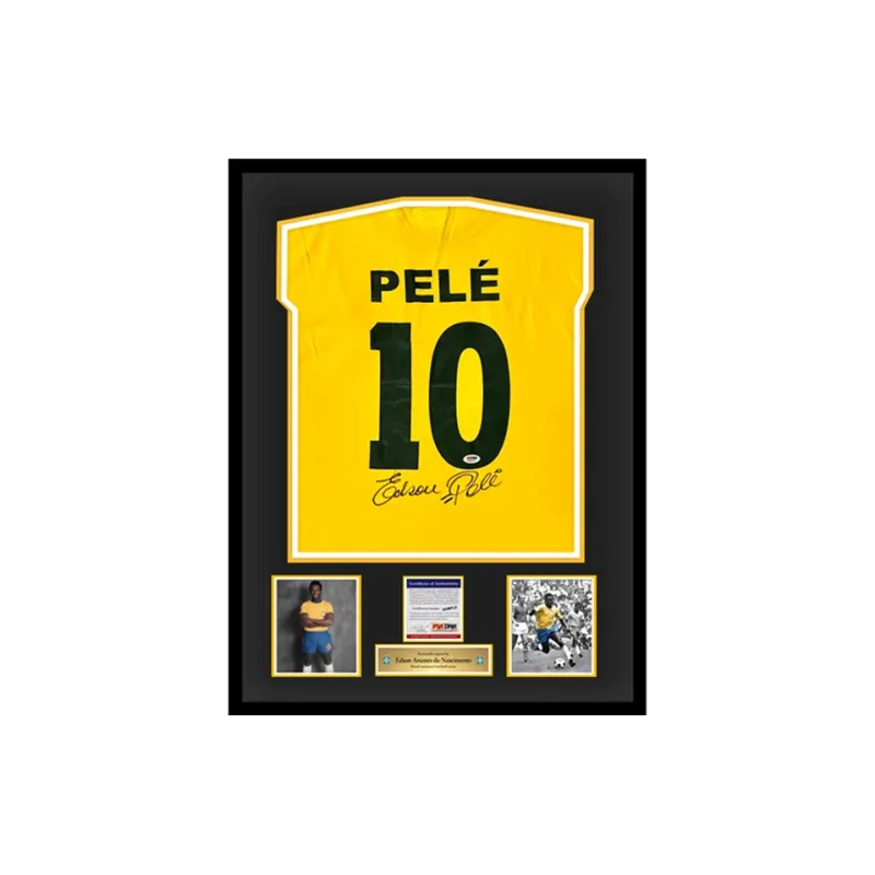Three For Brazil National Team Jersey Exquisite Mounting, Outer Frame Approx. 65x85cm-0
