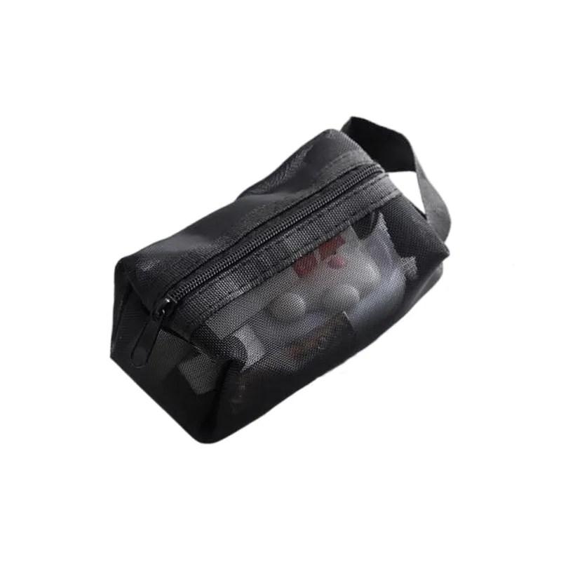 Yan Family Home Desktop Cosmetics Storage Bag Transparent Breathable Small Item Organizer Portable-8