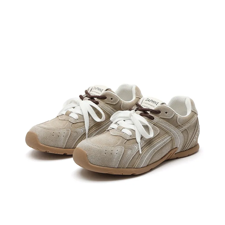 DAPHNE Lightweight Low Top Casual Shoes Women's Khaki-1