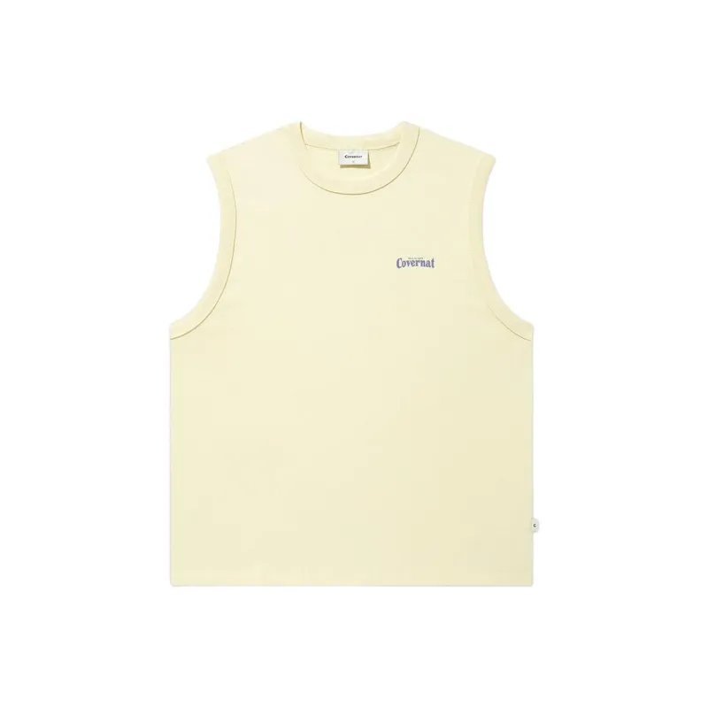 COVERNAT Tank Tops Unisex Butter-1