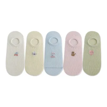 AUGUST No Show Socks Women's 5 Pack