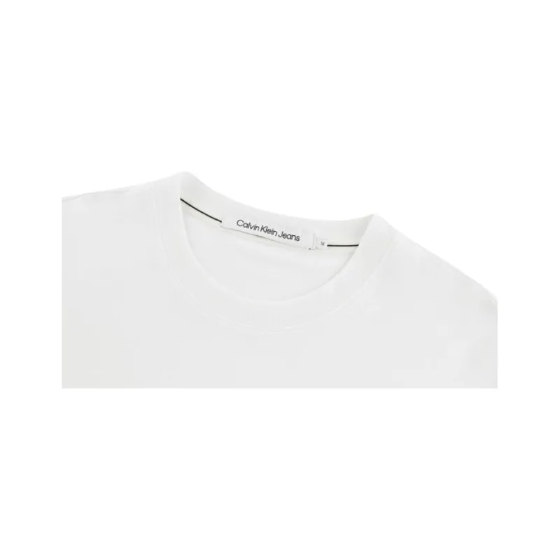 CALVIN KLEIN T Shirt Men's Moon White-2