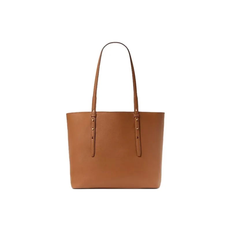 Kate Spade Cow Leather Tote Bag, Shopping Bag, Shoulder Bag Tubas Women's Caramel-2