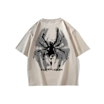 FONDLOOK T-Shirts Unisex Light Beige Apricot