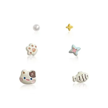 WINGSTOP Alloy Stud Earrings Women's