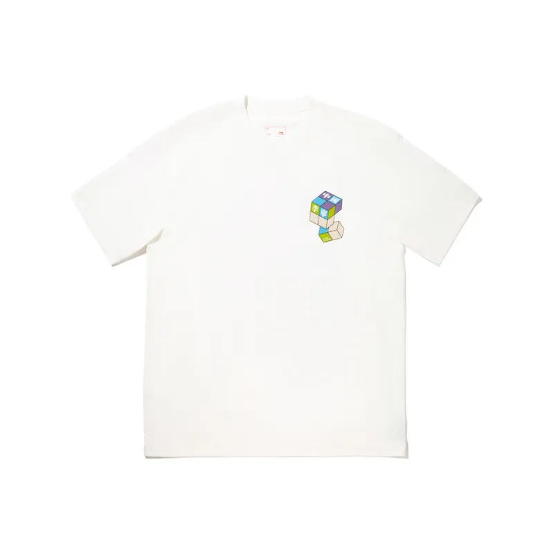 LiNing T Shirts Unisex Ivory-1
