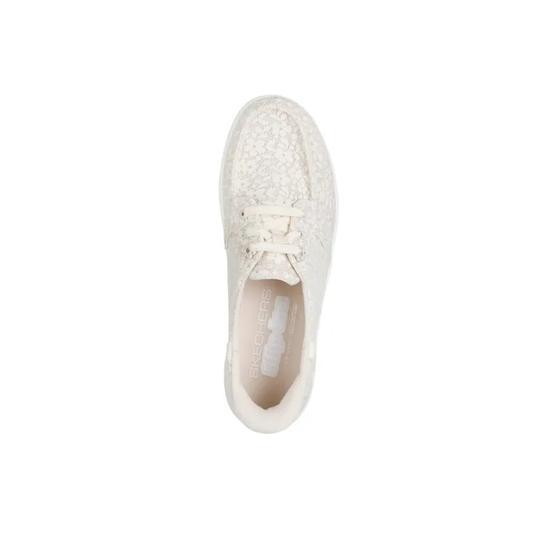 Skechers On The GO Fle Low Top Casual Shoes Women's White-4
