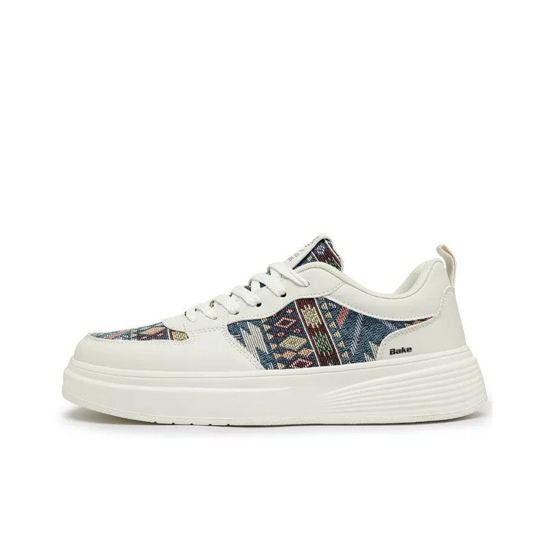 BAKE Slip Resistant And Breathable Low Top Skateboard Shoes Men's-5