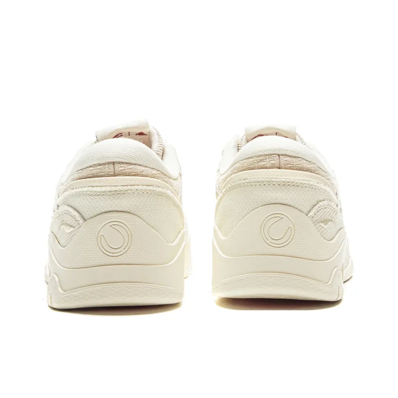 LINING Moon White 3 Skateboard Shoes Women's Low Top Xuan Paper White-5