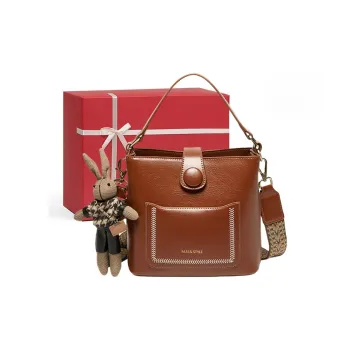 CNNCOO Synthetic Leather Handbag Women's Brown