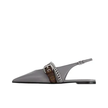 LOUIS VUITTON Vibe Casual Single Shoes Women's Gray