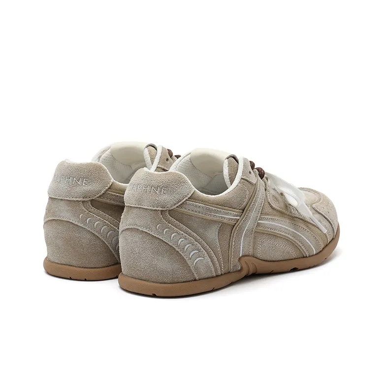 DAPHNE Lightweight Low Top Casual Shoes Women's Khaki-3